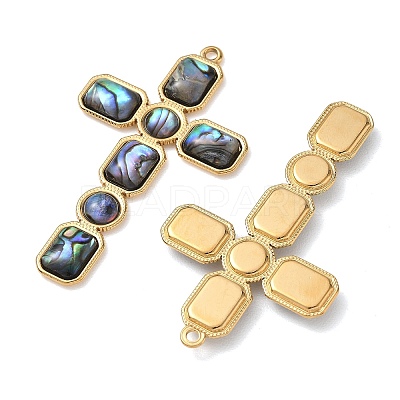 Natural Paua Shell Big Pendants SH-CBA11D7-33B-G-1