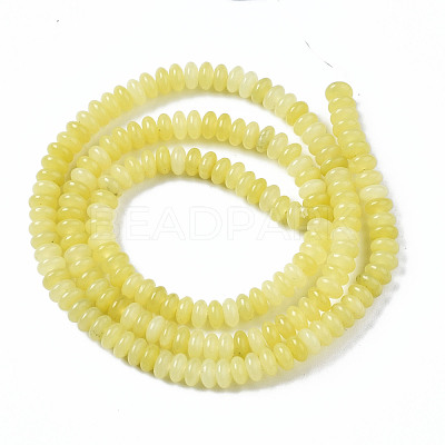 Natural Lemon Jade Beads Strands G-S366-115-1