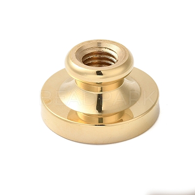 Golden Tone Wax Seal Brass Stamp Heads AJEW-U008-03G-16-1