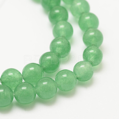 Natural Green Aventurine Bead Strands X-G-P281-01-8mm-1
