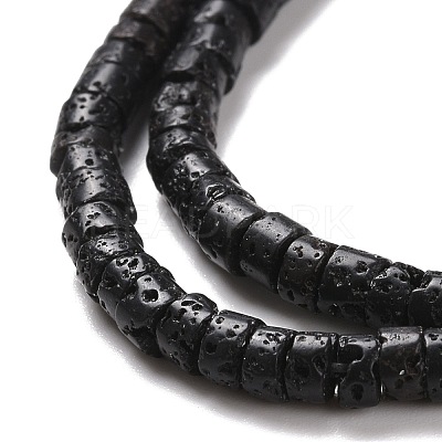 Natural Lava Rock Beads Strands G-M394-03B-1