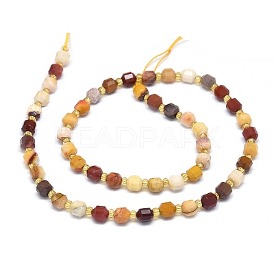 Natural Mookaite Beads Strands G-O201B-09-1