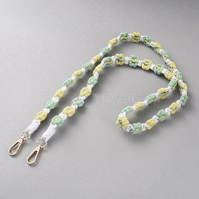 Cotton Rope Shoulder Phone Straps AJEW-WH20026-01K-1