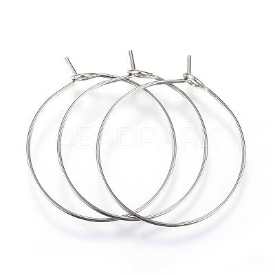 316L Surgical Stainless Steel Hoop Earring Findings LS-STAS-G130-03P-1
