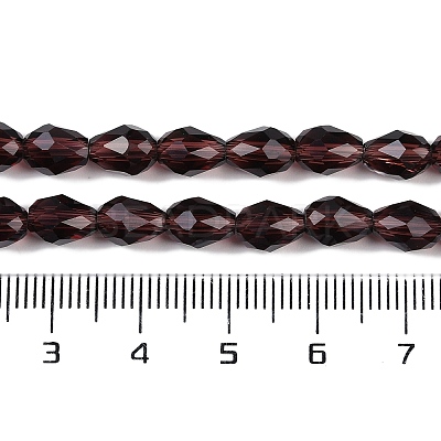 Transparent Glass Beads Strands EGLA-N013-T10mm-D05-1