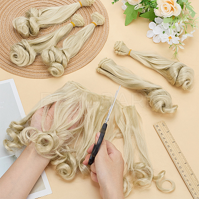6Pcs Doll Wig Hair DIY-ME0001-59A-1
