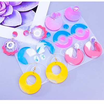 DIY Silicone Irregular Shape Pendant Molds DIY-M047-01D-1