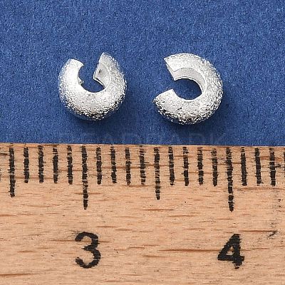 Brass Crimp Beads Covers FIND-Z039-07B-S-1