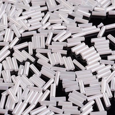 Glass Bugle Beads SEED-E001-12mm-121#-1