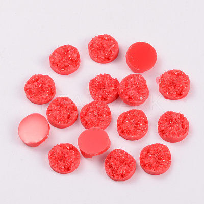Druzy Resin Cabochons CRES-S040-12mm-12-1