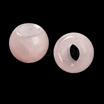 Natural & Synthetic Mixed Stone European Beads G-R488-01-1