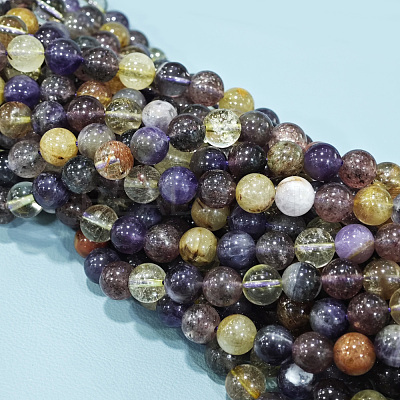 Natural Auralite 23 Beads Strands G-D0013-69B-1