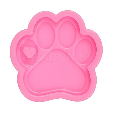 Cat Paw Print DIY Pendant Silicone Molds SIMO-PW0001-328A-1
