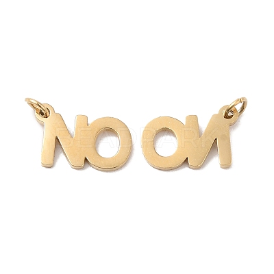 Ion Plating(IP) 304 Stainless Steel Charms STAS-Q215-26G-1