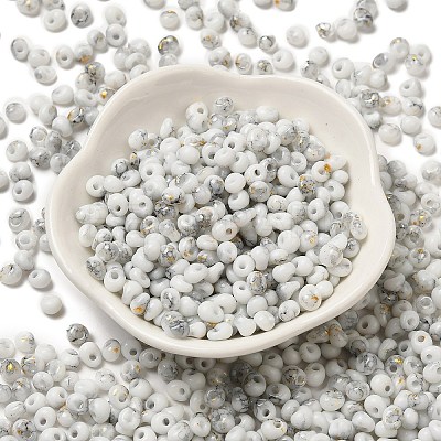 Baking Paint Glass Seed Beads SEED-F006-01A-09-1