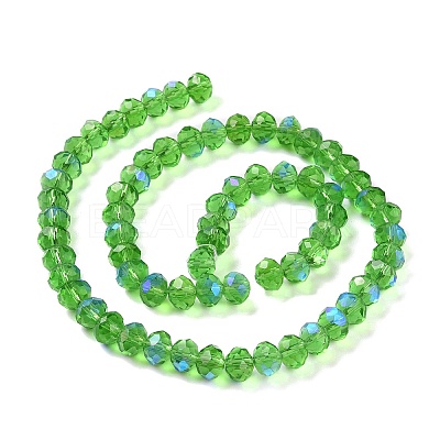Electroplate Glass Beads Strands X1-EGLA-A034-T8mm-L08-1