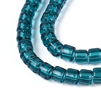 Transparent Glass Beads Strands GLAA-N065-4x4mm-A07-1
