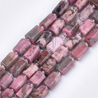 Natural Rhodonite Beads Strands X-G-S345-8x11-017-1
