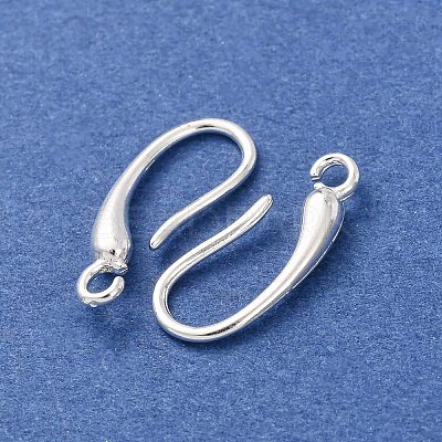 Brass Earring Hooks KK-G604-06S-1