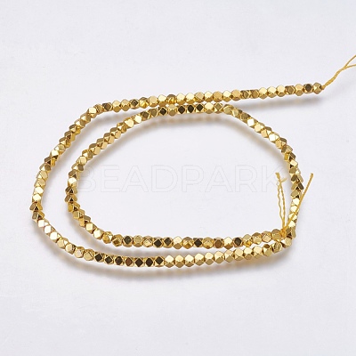 Electroplate Non-magnetic Synthetic Hematite Bead Strands G-K237-08I-1