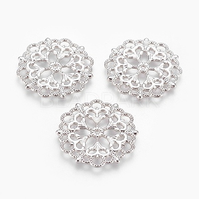 Tibetan Style Filigree Joiners Links LS-TIBE-A11623-P-LF-1