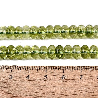 Crackle Transparent Glass Beads Strands GLAA-N074-02A-13-1