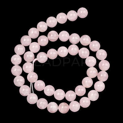 Natural Madagascar Rose Quartz Beads Strands G-Z146-A01-8mm-02-1