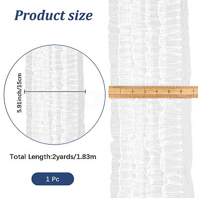 2 Yards Polyester Lace Trim OCOR-CY0002-45A-1