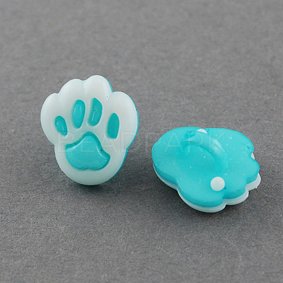 Acrylic Shank Buttons BUTT-Q022-B-M-1