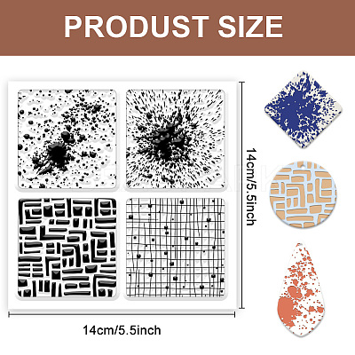Silicone Clay Texture Mat AJEW-WH0447-047-1
