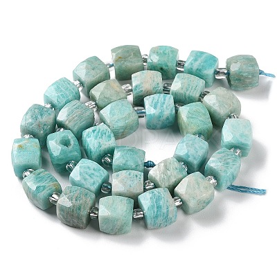 Natural Amazonite Beads Strands G-B065-A04-1