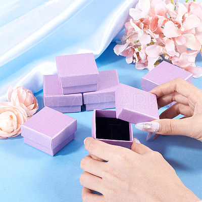 12Pcs Paper Packing Ring Boxes CON-TA0001-42B-1