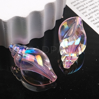 UV Plating Acrylic Beads PW-WGFFE14-03-1