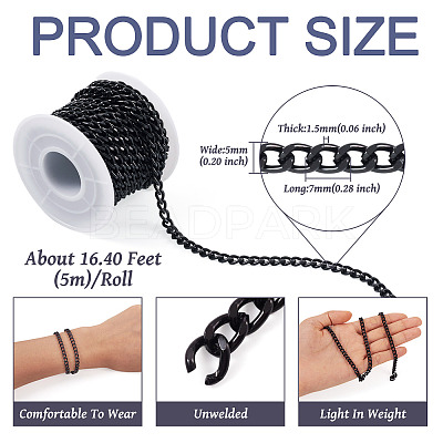 Aluminium Curb Chains CHA-TAC0005-01EB-1