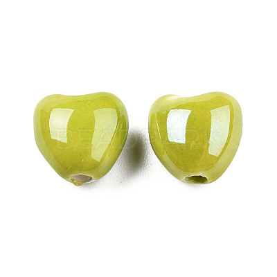 Pearlized Handmade Porcelain Beads X1-PORC-T007-21-09-1
