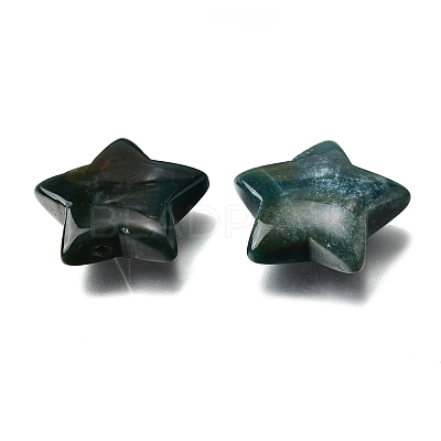 Natural Moss Agate Pendants G-NH0049-01-1