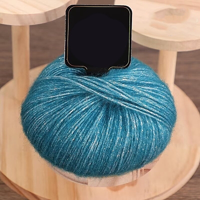Sparkly Fuzzy Mohair Glitter Yarn PW-WG4F9B3-19-1