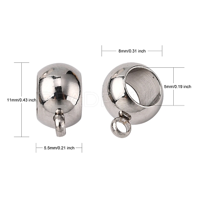 Tarnish Resistant 304 Stainless Steel Tube Bails STAS-L198-16A-1