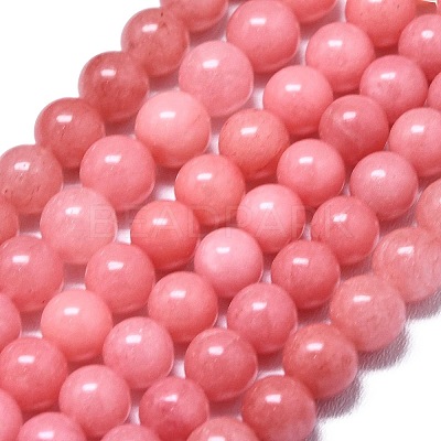 Natural Malaysia Jade Beads Strands G-L645-A01-4mm-20-1