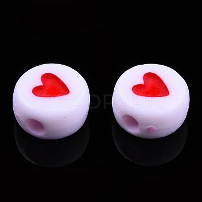 Opaque Acrylic Beads MACR-N008-57E-1