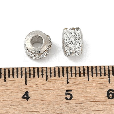 Alloy Rhinestone Clay Pave Beads ALRI-D300-01P-01-1
