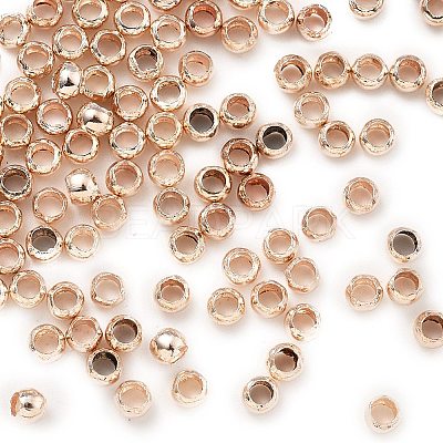 Brass Crimp Beads KK-S509-01RS-01-1