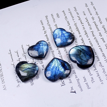 Reiki Natural Labradorite Healing Stones DJEW-PW0012-090-1