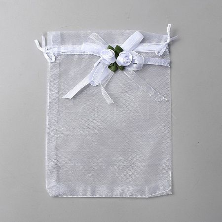 3D Flower Organza Drawstring Bags OP-WH2002-01C-01-1