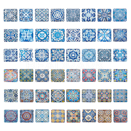 2 Sets Glass Cabochons GGLA-PH0001-35-1