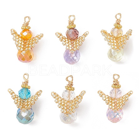 Glass Pendants PALLOY-MZ00955-1