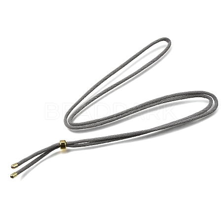 2.5MM Adjustable Braided Nylon Cords Necklace Making FB-CBAA152-02G-40-1