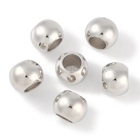 CCB Plastic Round Beads ALUM-U001-07B-10-1