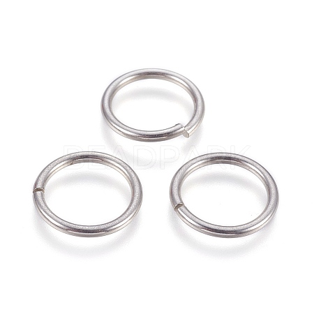 Tarnish Resistant 304 Stainless Steel Saw Cut Open Jump Rings STAS-P212-25P-04-1