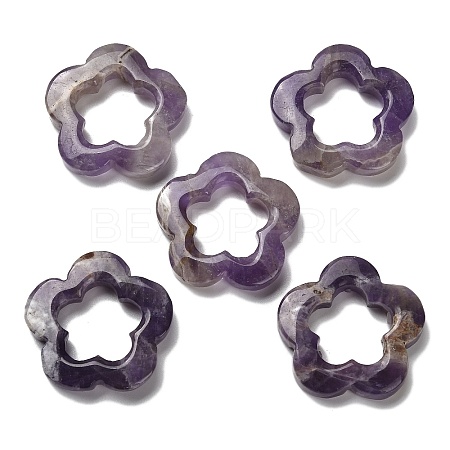 Natural Amethyst Cabochons G-Q190-05D-1